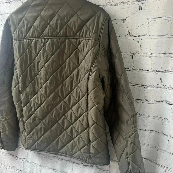 Cole Haan Olive‎ Green Quilted Winter Jacket Women’s Size Small - Picture 6 of 12